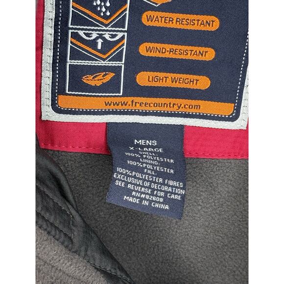 Free Country™ Mountain Series Multi-Ripstop Heavy Duty Ski Jacket XL Crimson Red - Picture 6 of 9